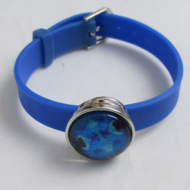 Cute Child's Blue Vinyl Bracelet - VP's Jewelry
