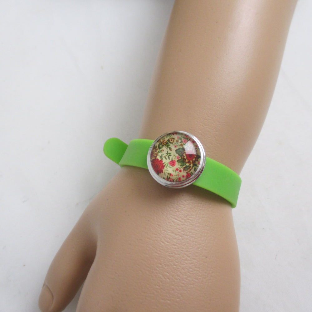 Child's Green Vinyl Bracelet - VP's Jewelry