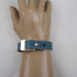 Man's Turquoise Leather Bracelet with Buckle Clasp - VP's Jewelry