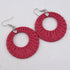 Bold Magenta Earrings Uniquely Different Jewelry - VP's Jewelry