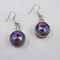 Red, Gold & Blue Crystal Drop Earrings - VP's Jewelry