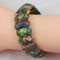 Mixed Impression Jasper Gemstone Stretch Cuff Bracelet - VP's Jewelry