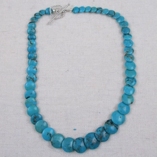 Overlapping Bead Turquoise Necklace - VP's Jewelry