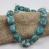 Turquoise Nugget Statement  Beaded Necklace