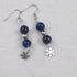 Blue Gemstone Drop Earrings - VP's Jewelry