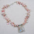 Pink Opal Collar Necklace with Gemstone Focus - VP's Jewelry