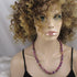 Purple Gemstone Classic Necklace Long Handcrafted Necklace - VP's Jewelry