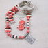 Melon Kazuri Necklace Earring and Regaliz Leather Bracelet - VP's Jewelry  