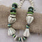 Cream Handmade Kazuri Necklace Chunky - VP's Jewelry