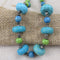 Green Bead Necklace Kazuri and Samunnat Beads - VP's Jewelry