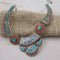 Handcrafted Boho Tibetan Turquoise Inlay Pendant Necklace - VP's Jewelry