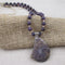 Lepedolite and Purple Nevada Variscite Gemstone Necklace - VP's Jewelry