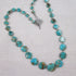 Long Classic Coin Turquoise Necklace