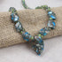 Green Gemstone & Handmade Teardrop Beaded Necklace - VP's Jewelry  