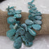 Chunky Turquoise Teardrop Necklace Southwest Variegated Turquoise - VP's Jewelry
