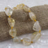 Big Graduating Citrine Beaded Necklace Pastel Yellow - VP's Jewelry