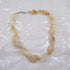 Big Graduating Citrine Beaded Necklace Pastel Yellow - VP's Jewelry