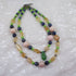 Handcrafted Big Bold Double Strand Multi-Gemstone Statement Necklace - VP's Jewelry