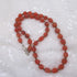 Carnelian Gemstone Nugget Long Necklace