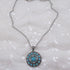 Multi-stoned Turquoise & Silver Pendant Necklace - VP's Jewelry