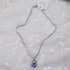 Shades of Blue Crystal Pendant Necklace - VP's Jewelry