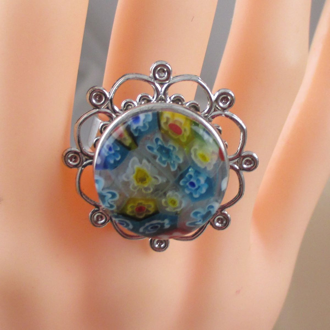 blue  yellow ring
