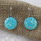 Iridescent Aqua Crystal Drop Earrings - VP's Jewelry