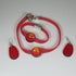 Ribbon Choker Bracelet & Sea Glass Earrings  - VP's Jewelry