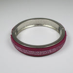 Silver Bangle Bracelet Leather Insert - VP's Jewelry